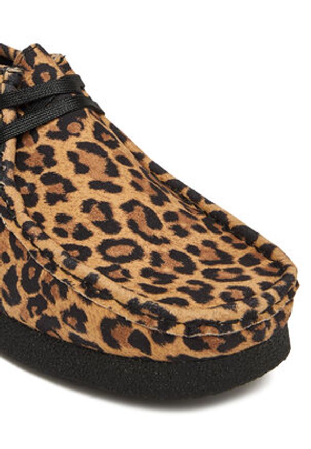Clarks Półbuty WallabeeEVOSh 26184612 Brązowy. Kolor: brązowy. Materiał: skóra, zamsz