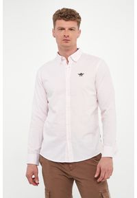 Aeronautica Militare - Koszula męska w paski AERONAUTICA MILITARE. Wzór: paski #1