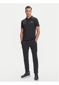 BOSS Polo Paul Pro 50506203 Czarny Slim Fit. Typ kołnierza: polo. Kolor: czarny. Materiał: syntetyk