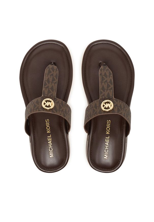 Japonki MICHAEL Michael Kors. Kolor: brązowy