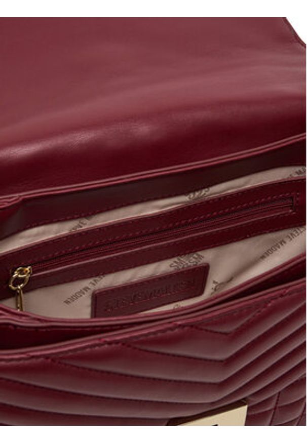 Steve Madden Torebka Bplais SM13001817 Bordowy. Kolor: czerwony. Materiał: skórzane