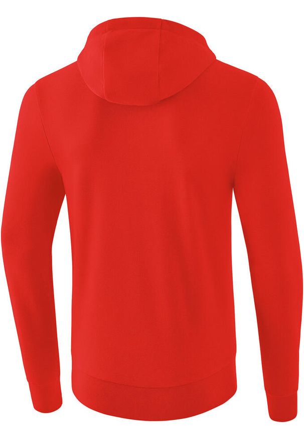 ERIMA - Dziecięca bluza z kapturem zapinana na zamek Erima Basic. Typ kołnierza: kaptur. Kolor: czerwony