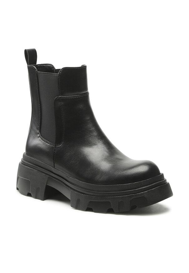 Jenny Fairy Sztyblety WS9186-01 Czarny. Kolor: czarny. Materiał: skóra