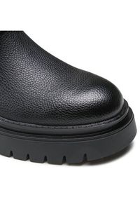 DeeZee Botki H13116-2 Czarny. Kolor: czarny. Materiał: skóra #6