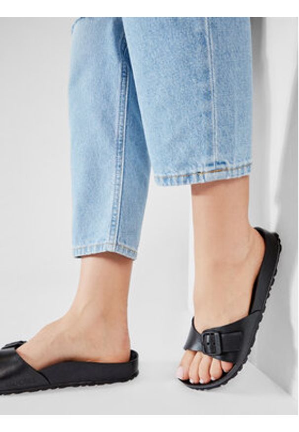 Birkenstock Klapki Madrit EVA 0128163 Czarny. Kolor: czarny. Materiał: syntetyk
