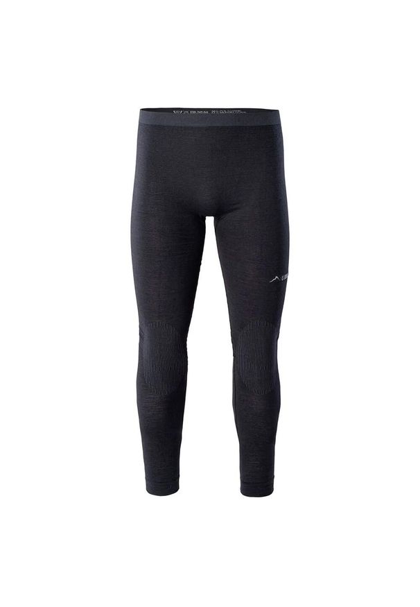 Elbrus - Męskie Spodnie Termoaktywne Elarit Base Layer Bottoms. Kolor: czarny. Sport: turystyka piesza