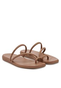 Crocs Japonki Miami Toe Loop Sandal 209862 Brązowy. Kolor: brązowy