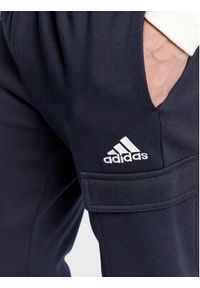 Adidas - adidas Spodnie dresowe Essentials HL2232 Granatowy Regular Fit. Kolor: niebieski. Materiał: bawełna, syntetyk #4