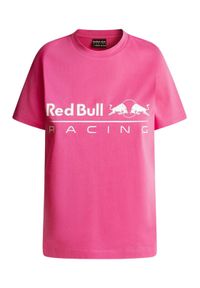 Pepe Jeans T-Shirt Red Bull Racing RL500004 Różowy Regular Fit. Kolor: różowy. Materiał: bawełna