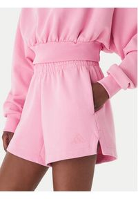 Adidas - adidas Szorty sportowe Soft Lux KA6997 Różowy Loose Fit. Kolor: różowy. Materiał: syntetyk #2