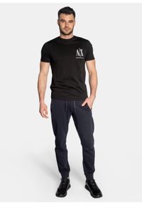 Koszulka męska czarna Armani Exchange 8NZTPH ZJH4Z 1200. Kolor: czarny