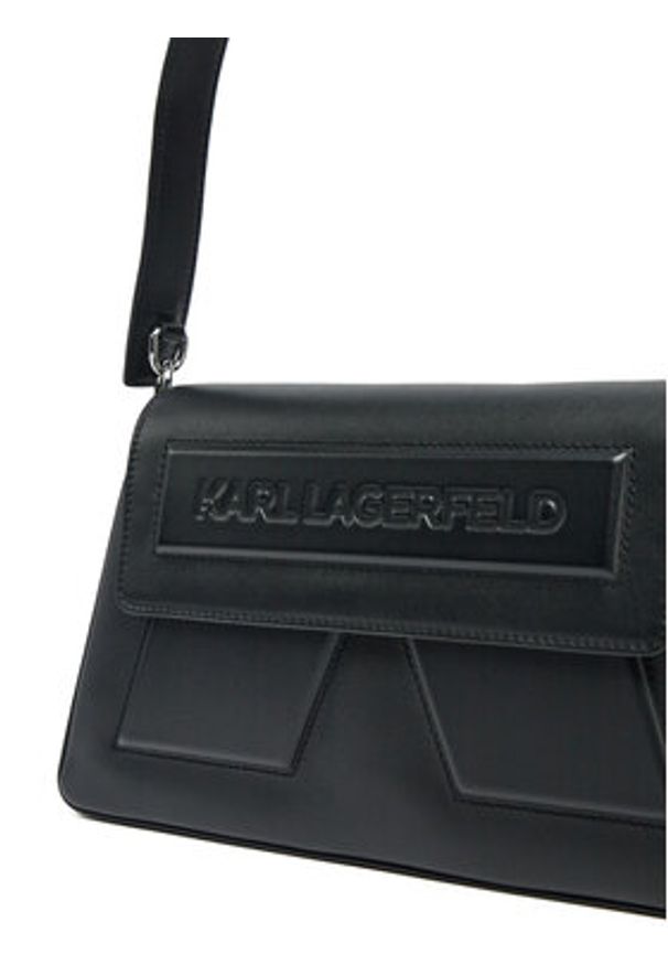 Karl Lagerfeld - KARL LAGERFELD Torebka A1W30154 Czarny. Kolor: czarny. Materiał: skórzane