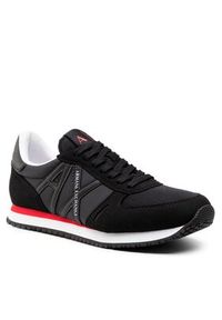 Armani Exchange Sneakersy XUX017 XCC68 00002 Czarny. Kolor: czarny. Materiał: materiał #7