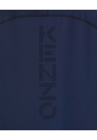 Kenzo - KENZO - Granatowa koszulka slim-fit Sport. Kolor: niebieski. Materiał: materiał. Wzór: nadruk. Styl: sportowy #5