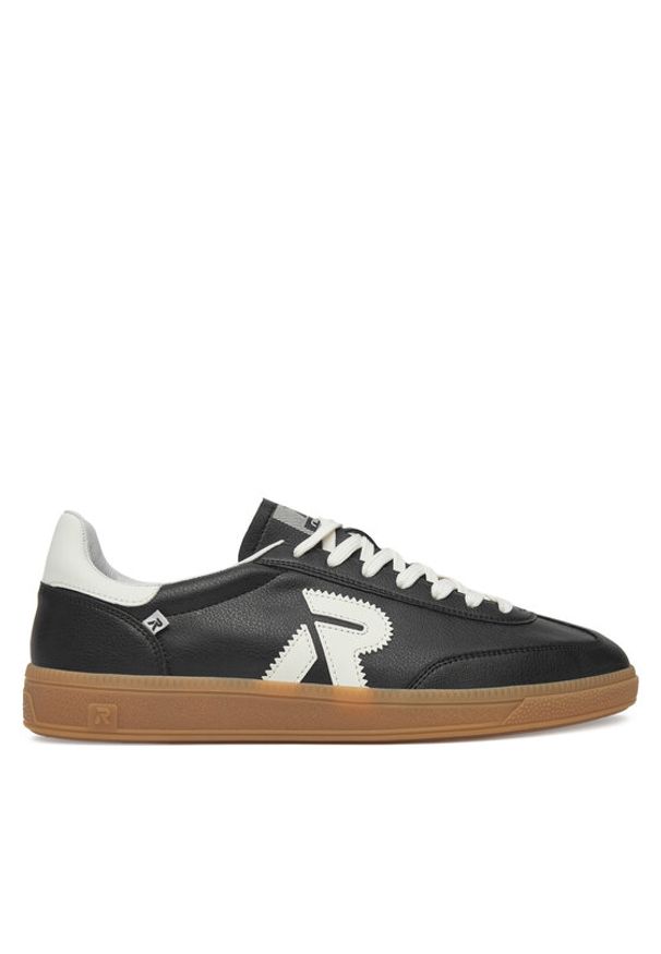 Rieker Revolution Lifestyle Sneakersy U2200-00 Czarny. Kolor: czarny. Materiał: skóra