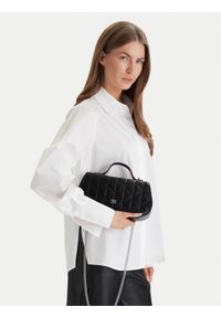 Calvin Klein Torebka Quilted Top Handle Chain Bag LV04F3410G Czarny. Kolor: czarny. Materiał: skórzane #1