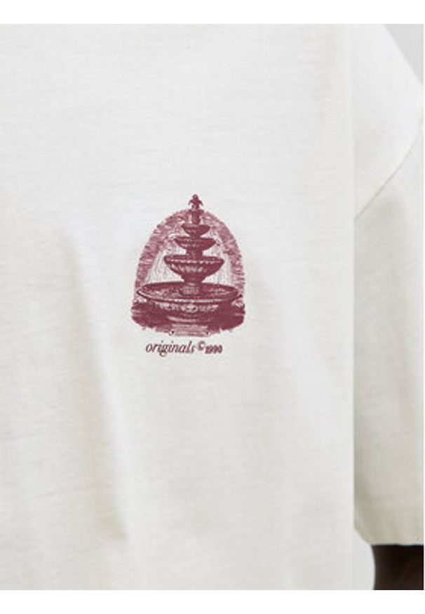 Jack & Jones T-Shirt Maine 12291780 Biały Regular Fit. Kolor: biały. Materiał: bawełna