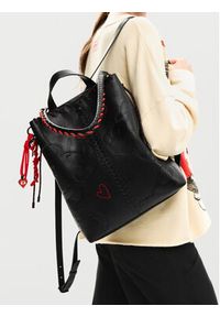 Desigual Plecak 26SAKP43 Czarny. Kolor: czarny. Materiał: skóra #8