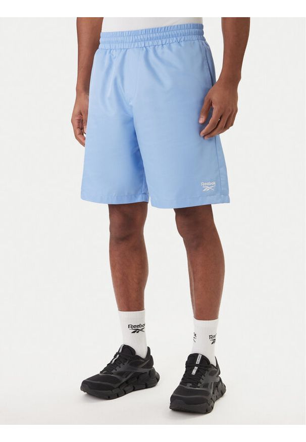 Reebok Szorty kąpielowe Brennan RK25563CCM Błękitny Regular Fit. Kolor: niebieski. Materiał: syntetyk