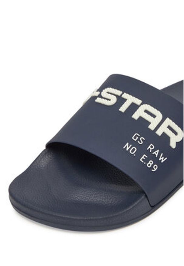 G-Star RAW - G-Star Raw Klapki SS25-3C096-M Granatowy. Kolor: niebieski. Materiał: syntetyk