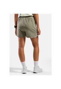 Spodenki damskie Odlo ESSENTIAL 4 INCH 2-in-1 short. Kolor: beżowy. Długość: krótkie #2
