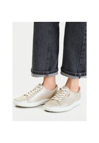 ecco - Sneakersy ECCO. Kolor: złoty #1