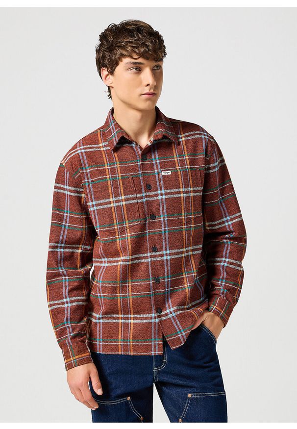 Lee - LEE MĘSKA KOSZULA NON FRAYED PLAID SHIRT PICANTE 112357344