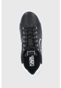 Karl Lagerfeld Buty skórzane KL52539.000 kolor czarny. Nosek buta: okrągły. Zapięcie: sznurówki. Kolor: czarny. Materiał: skóra #3