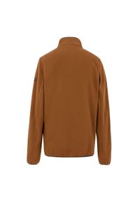 Regatta - Męski Polar Z Suwakiem Hadfield. Kolor: brązowy. Materiał: polar. Sport: turystyka piesza #2