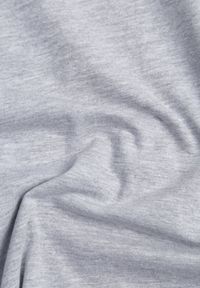 Born2be - Szary T-shirt Bawełniany Klasyczny o Fasonie Oversize z Dłuższym Tyłem Nemedora. Okazja: na co dzień. Kolor: szary. Materiał: bawełna. Długość: długie. Styl: klasyczny #2