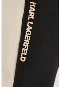 Karl Lagerfeld spodnie dresowe 521900.705022 męskie kolor czarny wzorzyste. Kolor: czarny. Materiał: dresówka #3