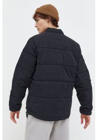 Abercrombie & Fitch kurtka męska kolor czarny przejściowa oversize. Kolor: czarny. Materiał: poliester. Długość: długie #4