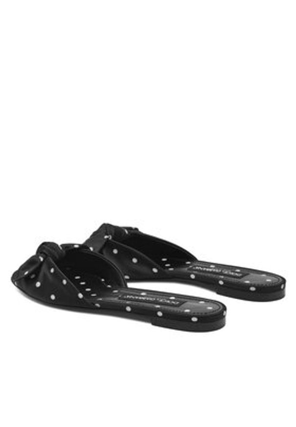 DOLCE & GABBANA - Dolce&Gabbana Klapki CQ0620 AV885 Czarny. Kolor: czarny. Materiał: materiał