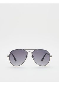 Reserved - Okulary przeciwsłoneczne aviator - czarny. Kolor: czarny