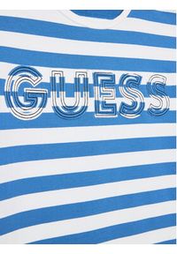 Guess Sukienka letnia J3GK21 KBOR3 Niebieski Regular Fit. Kolor: niebieski. Materiał: bawełna. Sezon: lato