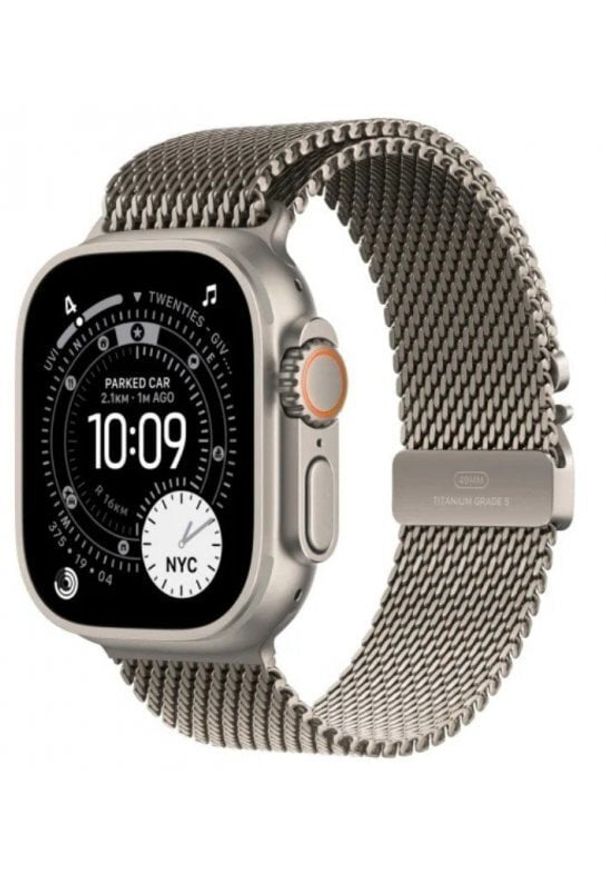 APPLE - Smartwatch Apple Watch Ultra 3 OLED 49 mm Cyfrowy 422 x 514 px Ekran dotykowy 5G Tytan Wi-Fi GPS. Rodzaj zegarka: smartwatch