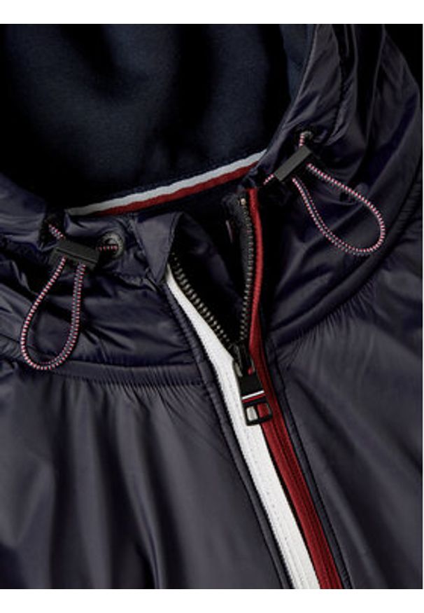 TOMMY HILFIGER - Tommy Hilfiger Kurtka przejściowa MW0MW31490 Granatowy Regular Fit. Kolor: niebieski. Materiał: bawełna, syntetyk