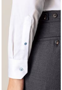 Eton - ETON - Koszula. Typ kołnierza: kołnierzyk klasyczny. Kolor: biały. Materiał: tkanina, bawełna. Długość rękawa: długi rękaw. Długość: długie. Wzór: gładki. Styl: elegancki, klasyczny #3