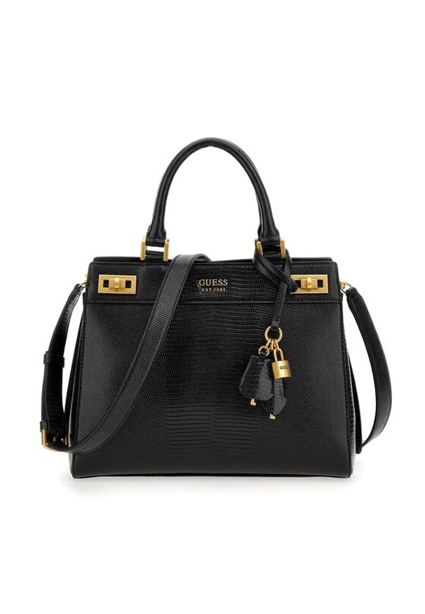 Guess Torebka Katey (KA) HWKA78 70260 Czarny. Kolor: czarny. Materiał: skórzane