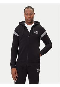EA7 Emporio Armani Dres 7M000967 AF10377 UC001 Czarny Slim Fit. Kolor: czarny. Materiał: bawełna