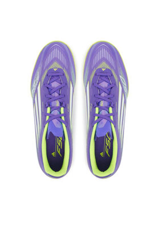 Adidas - adidas Buty do piłki nożnej F50 League JH7719 Fioletowy. Kolor: fioletowy. Materiał: materiał