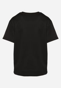 Born2be - Czarny T-shirt z Małym Nadrukiem Tenalera. Okazja: na co dzień. Kolor: czarny. Wzór: nadruk. Styl: klasyczny, elegancki, casual #5