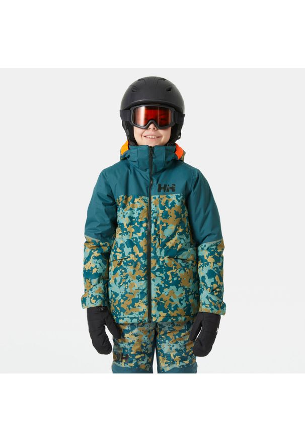 Dziecięca kurtka narciarska Helly Hansen Summit. Kolor: zielony. Sezon: zima. Sport: narciarstwo