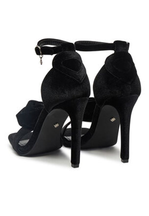 DeeZee Sandały LB5478-96 Czarny. Kolor: czarny. Materiał: materiał