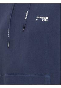 MANUEL RITZ - Manuel Ritz Bluza 3332M551T 223847 Granatowy Regular Fit. Kolor: niebieski. Materiał: bawełna #3