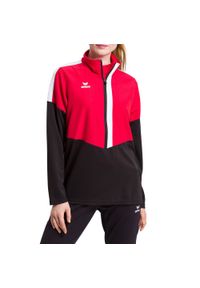 ERIMA - Bluza zapinana na zamek Erima Worker Squad. Kolor: czarny, czerwony, wielokolorowy. Materiał: polar. Sport: fitness #1