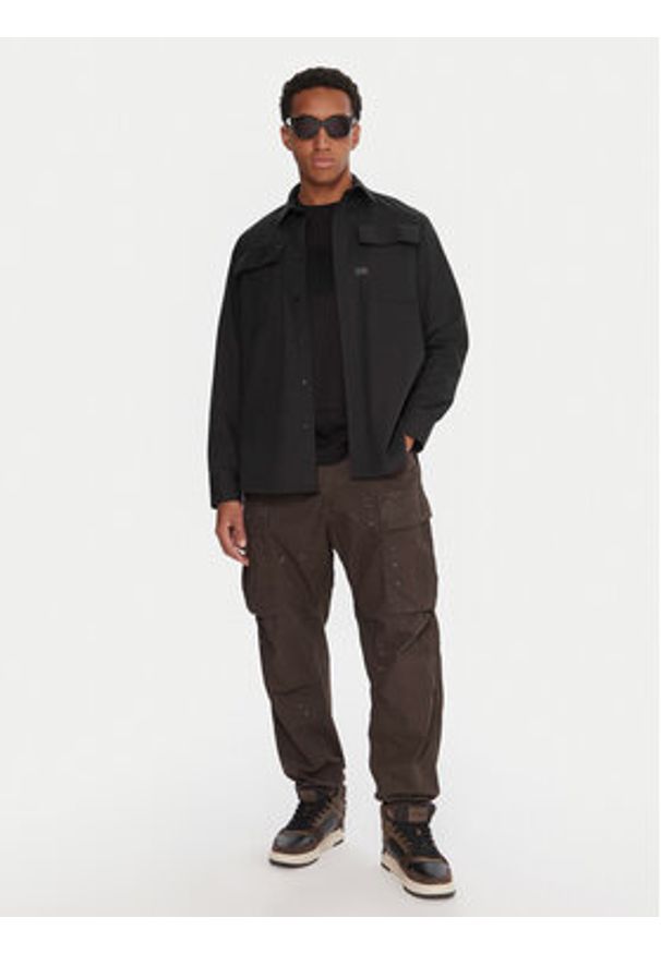 G-Star RAW - G-Star Raw Spodnie materiałowe MA1 Cargo D26945-D388 Brązowy Regular Fit. Kolor: brązowy. Materiał: bawełna