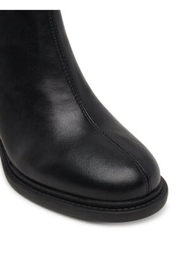 Aldo Botki Xiomara 14116550 Czarny. Kolor: czarny. Materiał: skóra