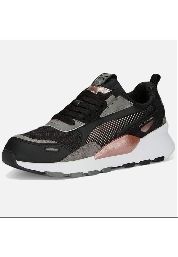 Puma - Buty RS 3.0 Metallic Rozmiar 37 - 392866-02 Czarny. Okazja: na co dzień. Kolor: wielokolorowy. Sport: turystyka piesza