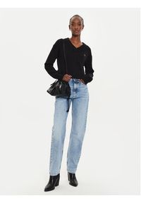 Calvin Klein Jeans Sweter Embro Badge J20J224632 Czarny Regular Fit. Kolor: czarny. Materiał: bawełna #3
